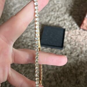 Elegant Gold and Silver Bracelet